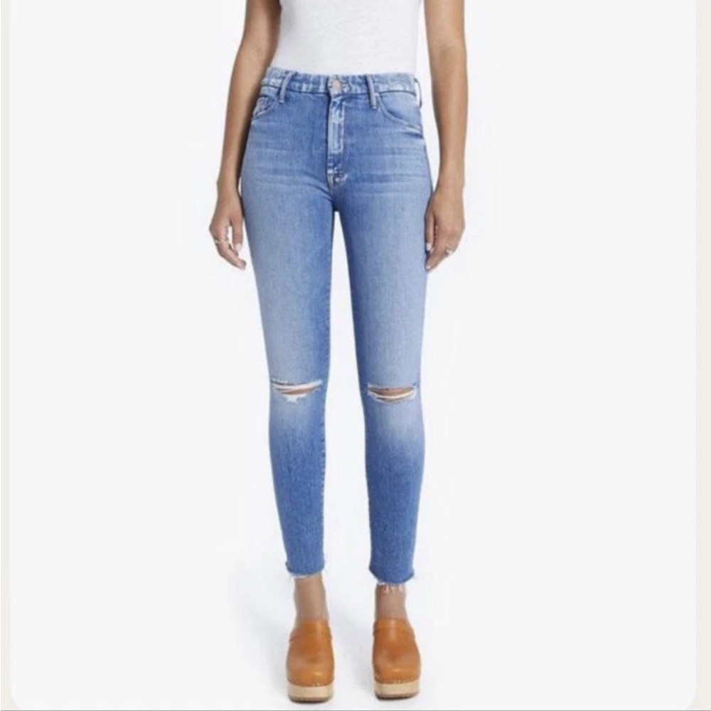 MOTHER Women's Skinny Jeans in Blue